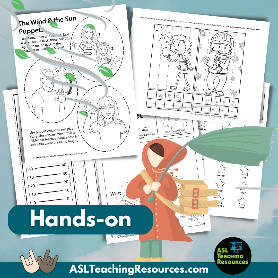 Weather Book Image Asl Teaching Resources