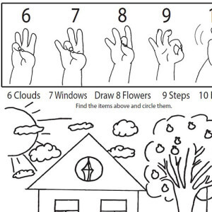 Coloring Sheet - 6-10