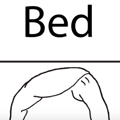 Wall Chart - Bed