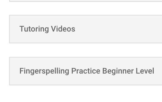 sign language teacher resource vidoes