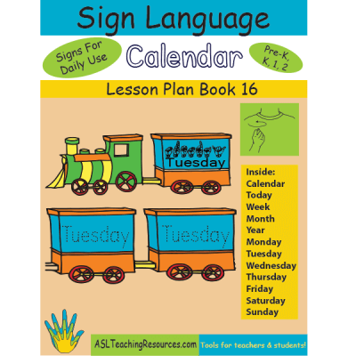 Lesson Plan Book 16 - ASL Calendar