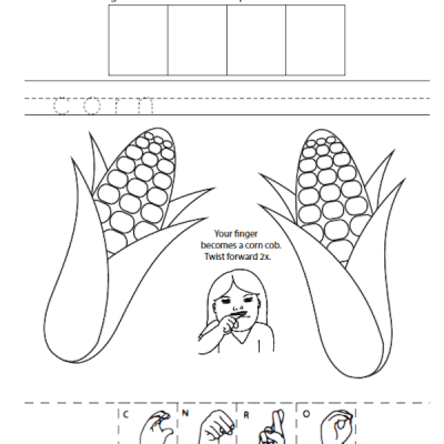 ASL Writing Thanksgiving sample