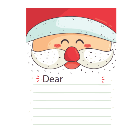 Card Christmas Dear Sign Language SAMPLE 1 Sign Language