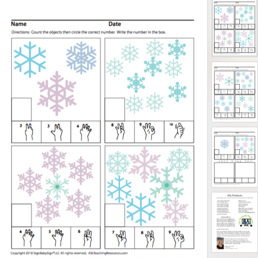 Count How Many Snowflakes