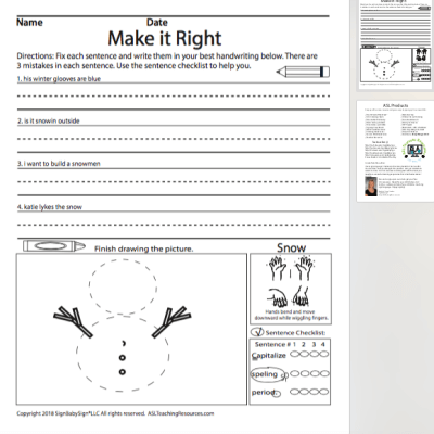 Writing Practice Make it Right
