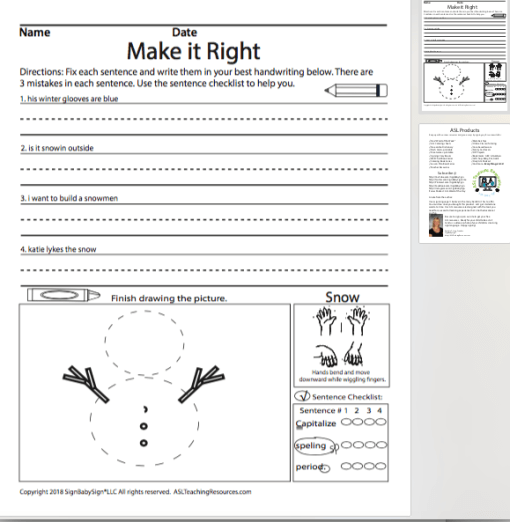 Writing Practice Make it Right
