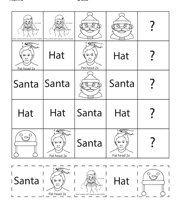 Patterns Santa & Hat