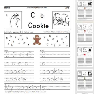 Christmas Writing Practice