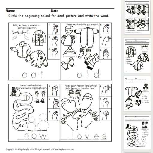 Phonics & Writing Winter