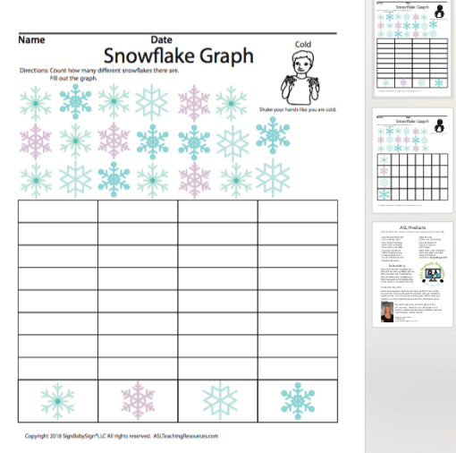 Snowflakes Counting Graph