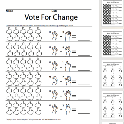 MLK Vote For Change Math