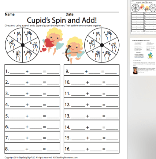 Cupid's Spin and Add
