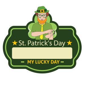 March St Particks' Day Badge