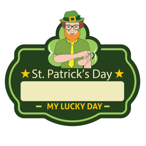 March St Particks' Day Badge