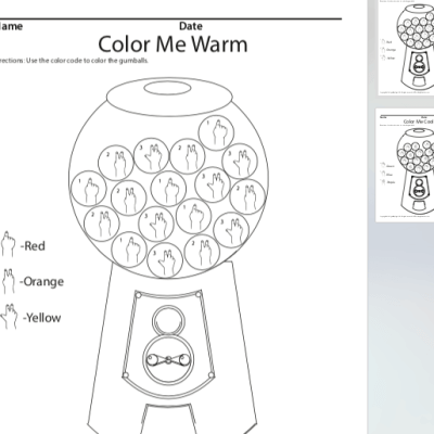 Color Me Warm, Color Me Cool