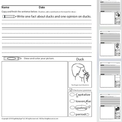 May Writing Prompts