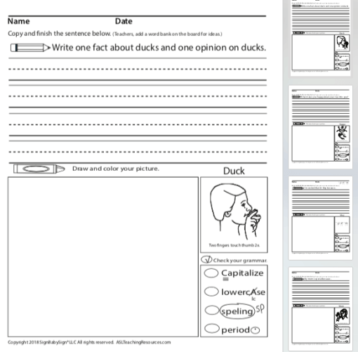 May Writing Prompts