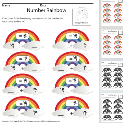 Number Rainbow