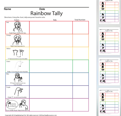 Rainbow Tally