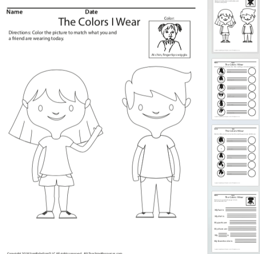 The Colors I Wear