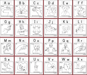 ABC Wall Chart w signs Sample