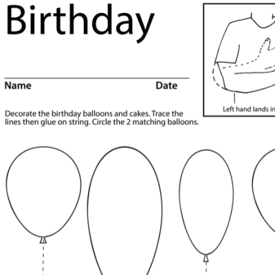 Birthday Lesson Plan Screenshot Sign Language