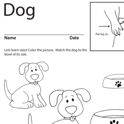 Dog Lesson Plan Screenshot Sign Language