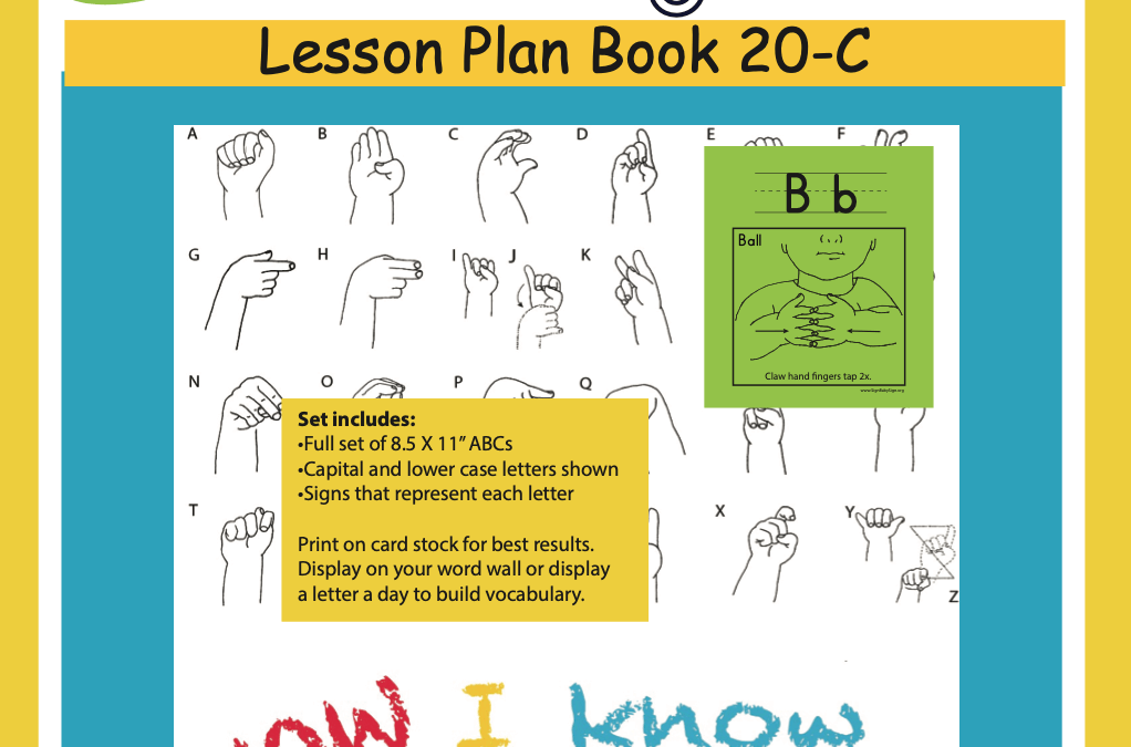 Wall Chart Book 20-C ABC with Signs