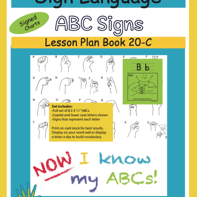 Wall Chart Book 20-C ABC with Signs
