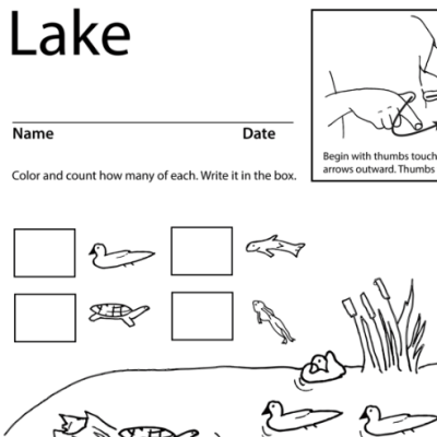Lake Lesson Plan Screen Shot Sign Language