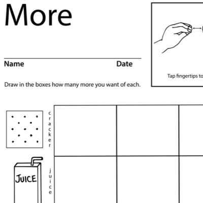 More Lesson Plan Screenshot Sign Language