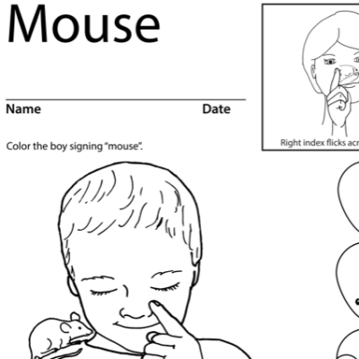 Mouse Lesson Plan Screenshot Sign Language