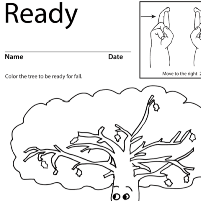 Ready Lesson Plan Screenshot Sign Language