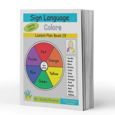 Lesson Plan Book 19 - ASL Colors