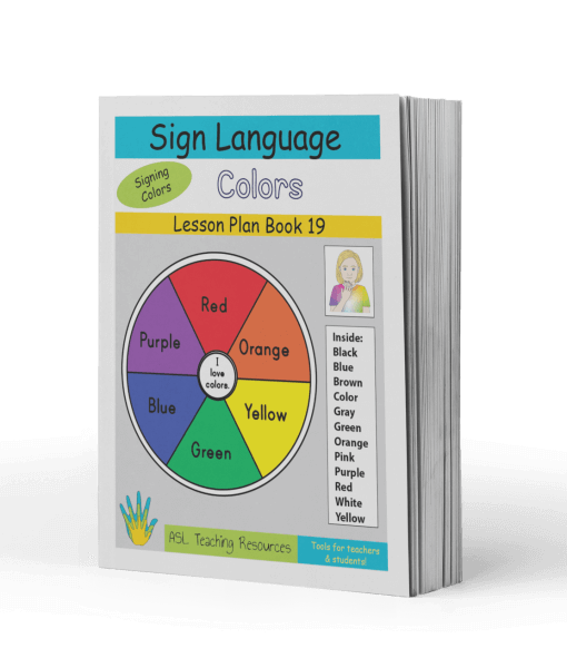 Lesson Plan Book 19 - ASL Colors