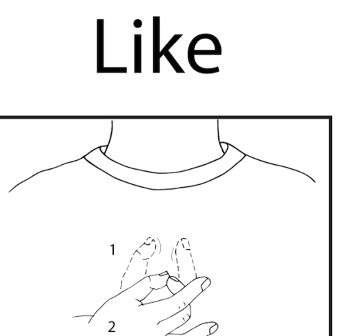 Like sign language