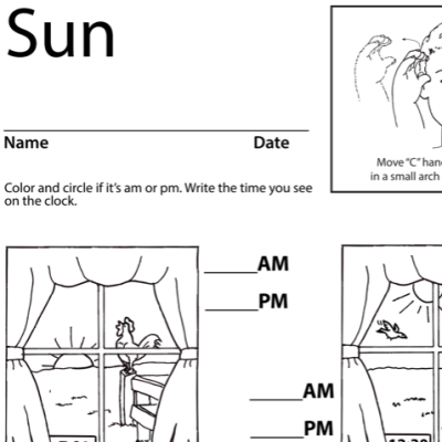 Sun Lesson Plan Screenshot Sign Language