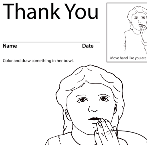Thank You 1 Lesson Plan Screenshot Sign Language