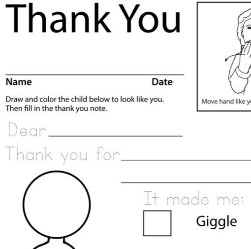 Thank You 2 Lesson Plan Screenshot Sign Language
