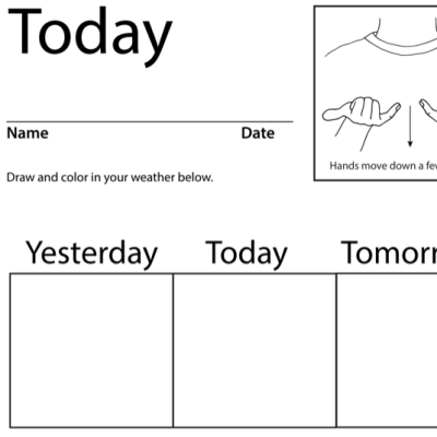 Today Lesson Plan Screenshot Sign Language