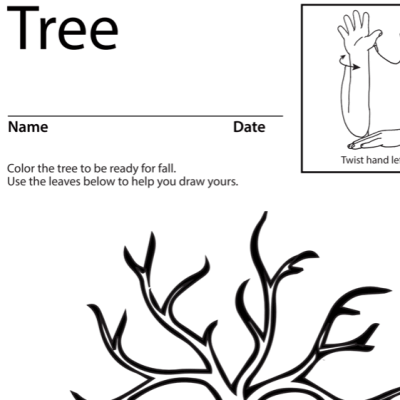 Tree 1 Lesson Plan Screenshot Sign Language