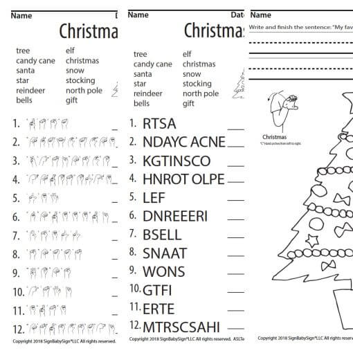 Christmas Scramble Screen Shot