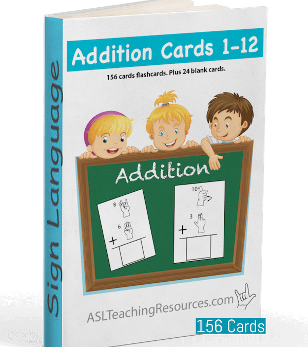 Math ASL Flashcards Addition 0-12