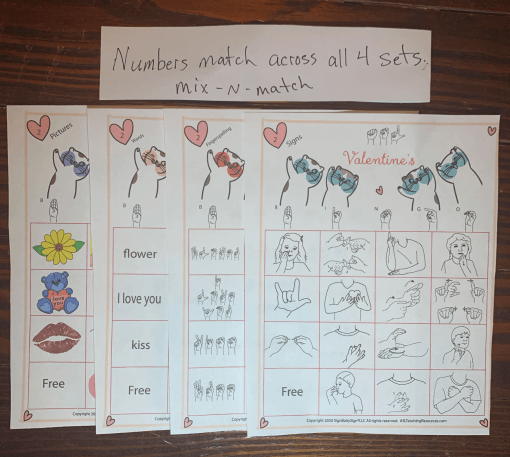 Valentine ASL Bingo - Image 7
