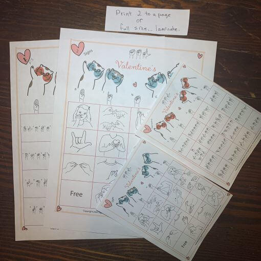 Valentine ASL Bingo - Image 6
