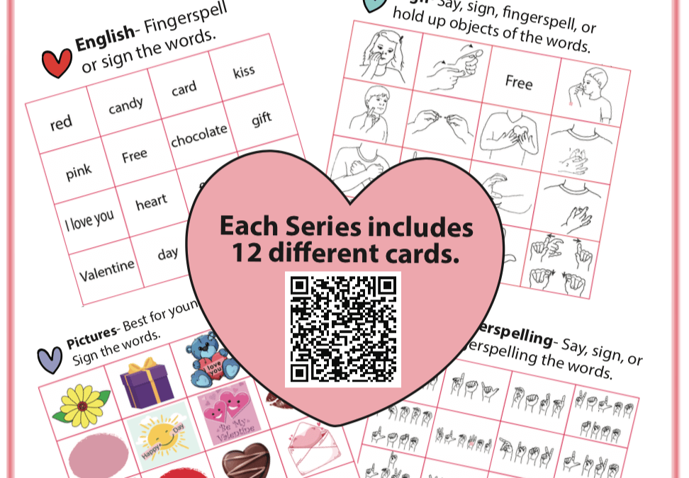 Valentine ASL Bingo Book