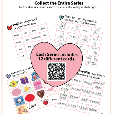 Valentine ASL Bingo