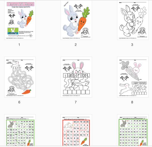 Easter ASL Mazes - Image 3