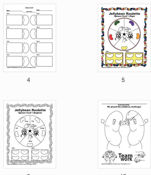 Jellybean Roulette ASL Easter Game - Image 2