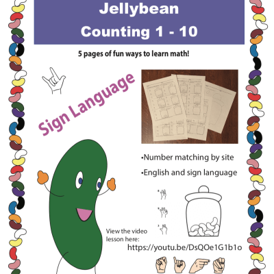 Jellybean Math Counting 0-10